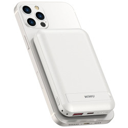 Универсальный внешний аккумулятор Wiwu Snap Cube-SC10000 (White) Thumb