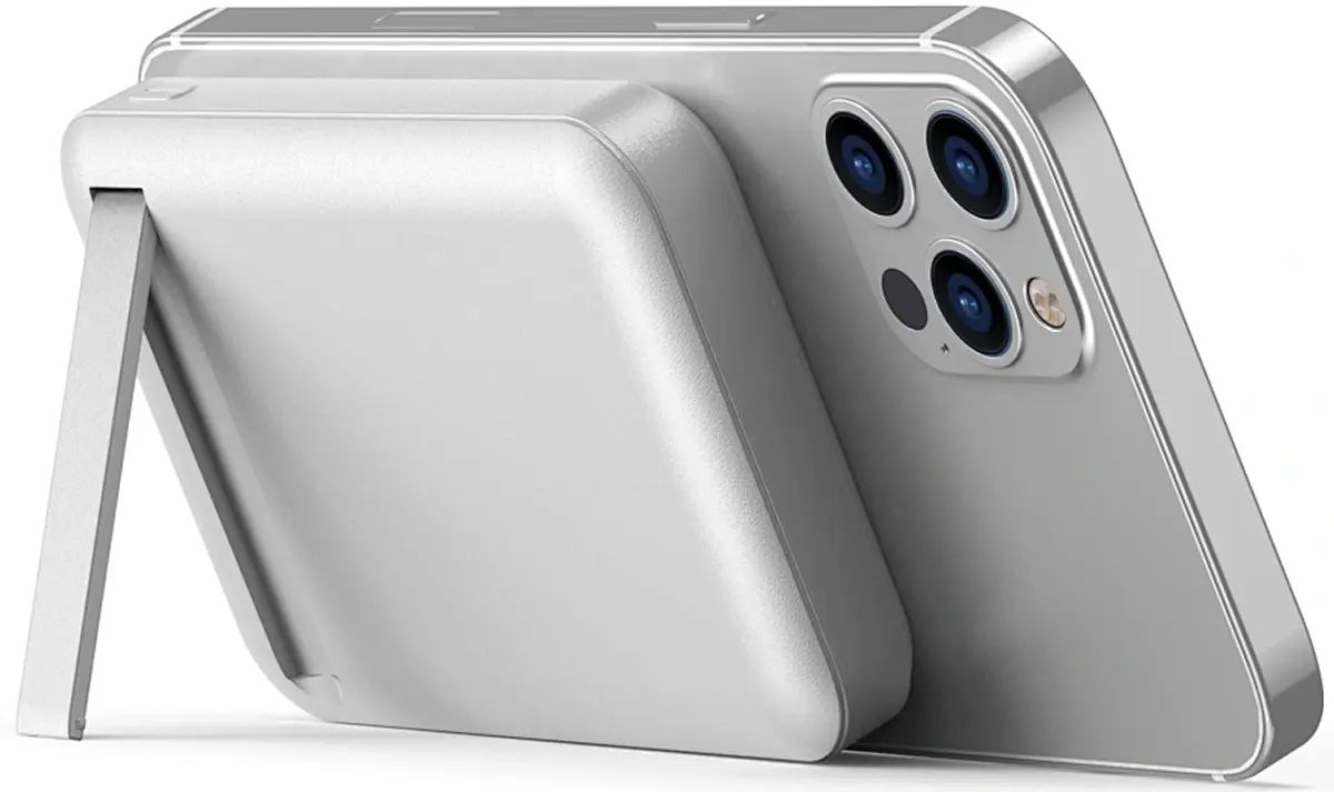 Универсальный внешний аккумулятор Wiwu Snap Cube-SC10000 (White) - 5