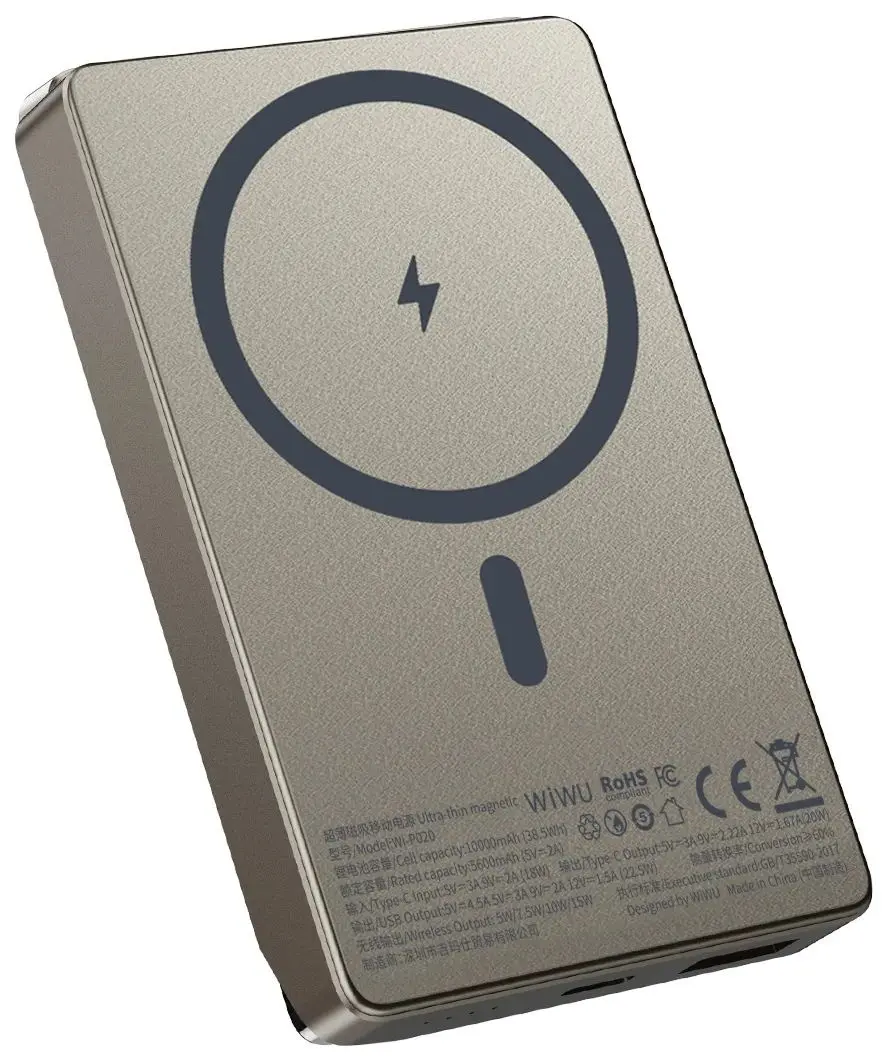 Acumulator extern universal Wiwu Wi-P020 10000mAh (Grey)