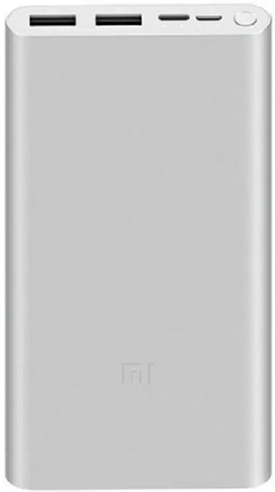 Универсальный внешний аккумулятор Xiaomi Mi Power Bank 3 10000mAh (Silver)