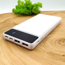 Универсальный внешний аккумулятор XO PR132 10000mAh (White) Thumb