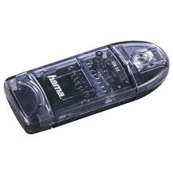 Картридер USB 3.0 Hama 124194 (Anthracite)