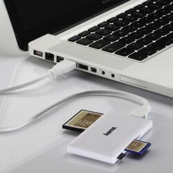 Card reader USB 3.0 Hama 181017 (White) Thumb