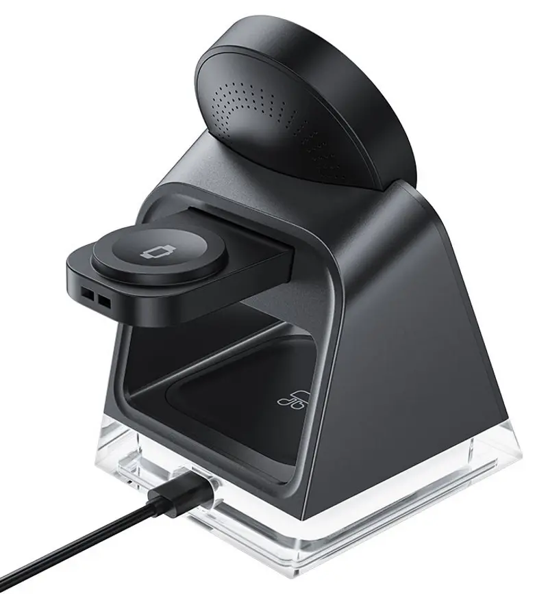 Incarcator fara fir 3in1 Acefast E17 (Black)