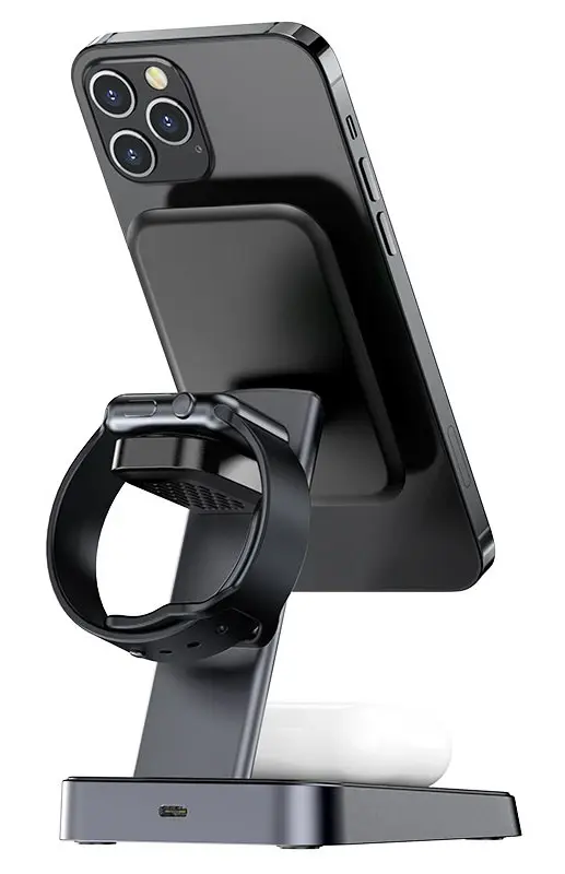 Incarcator fara fir 3in1 Acefast E3 (Black)