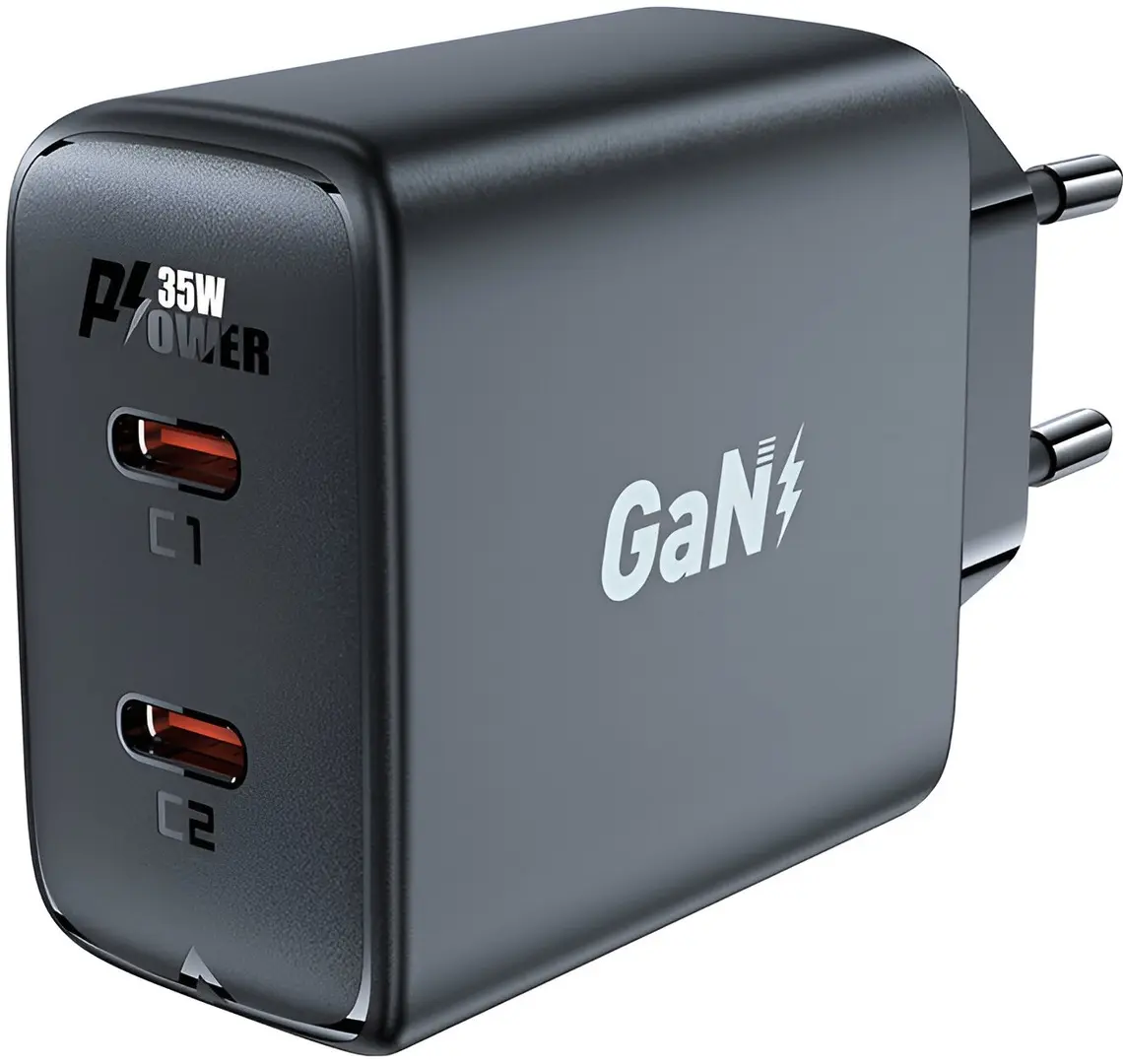 Сетевое зарядное устройство Acefast A49 PD35W GaN (Black)