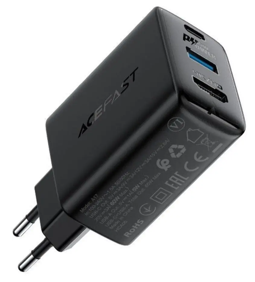Зарядное устрой Acefast  A17 (Black)