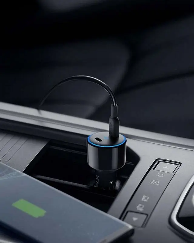Incarcator auto Anker PowerDrive+ III Duo Origin (Black) - 2