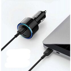 Incarcator auto Anker PowerDrive+ III Duo Origin (Black) Thumb