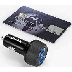 Incarcator auto Anker PowerDrive Speed 2QC (Black) Thumb