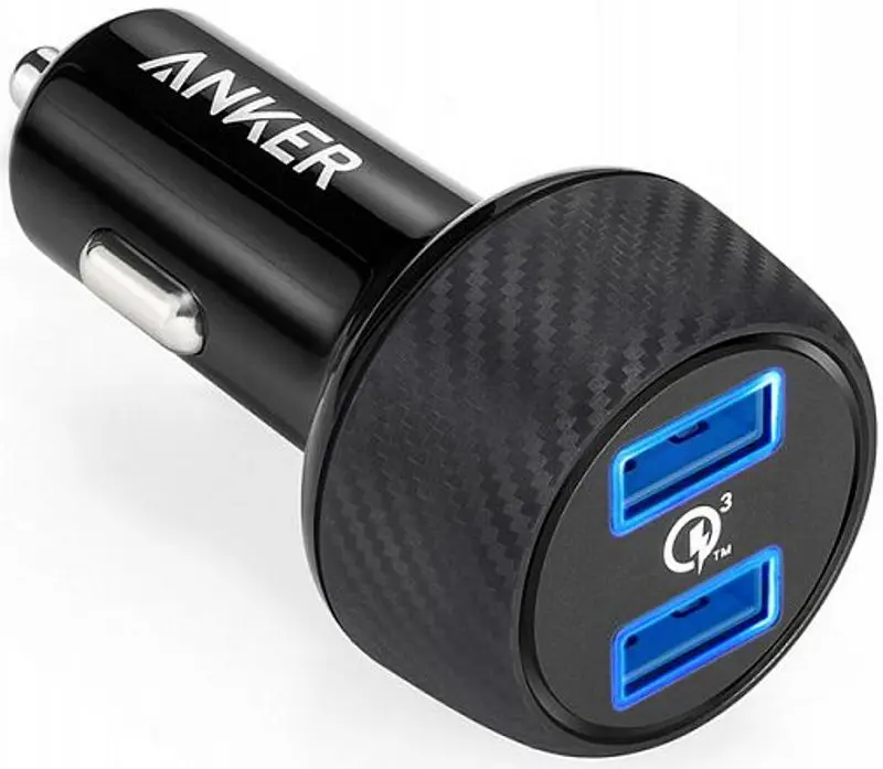 Incarcator auto Anker PowerDrive Speed 2QC (Black)