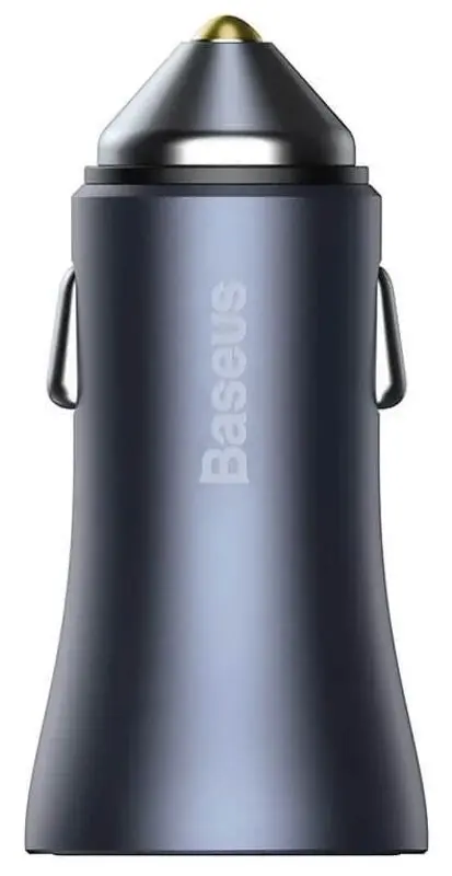 Автомобильное зарядное устройство с кабелем Baseus TZCCJD-B0G (Grey) - 3