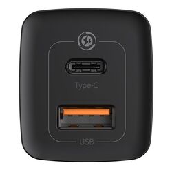 Incarcator Baseus GaN2 Lite CCGAN2L-B01 65W (Black) Thumb