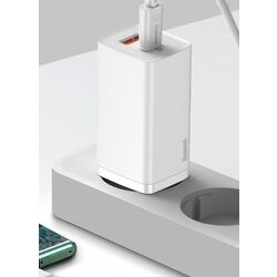 Incarcator Baseus GaN2 Lite CCGAN2L-B02  65W (White) Thumb