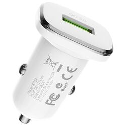 Автомобильное зарядное устройство Borofone BZ12A Lasting (White) Thumb