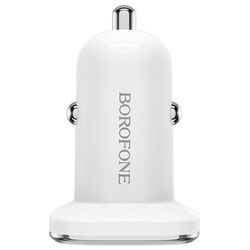 Incarcator auto Borofone BZ12A Lasting (White)