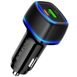 Incarcator auto Borofone BZ14A Mercury (Black)
