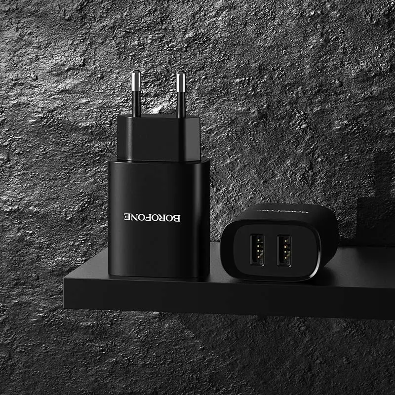 Incarcator Borofone BN2 Super Fast + Micro-USB Cable (Black)
