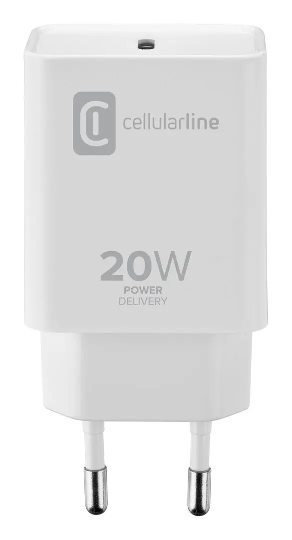Зарядное устройство Cellular Line USB-C 20W (White)