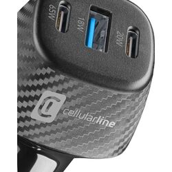 Автомобильное зарядное устройство Cellularline Car Multipower (Black) Thumb