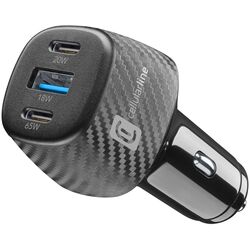 Incarcator auto Cellularline Car Multipower (Black)