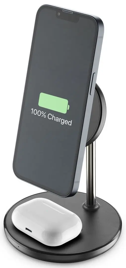 Incarcator fara fir Cellularline Mag Duo (Black)