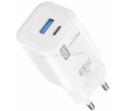 Incarcator Cellularline Dual Port Travel Charger 65W (White)