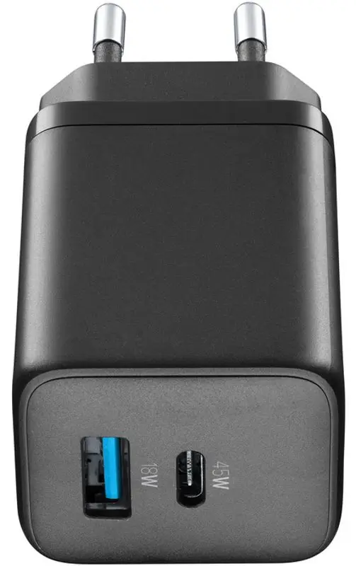 Incarcator Cellularline Multipower Micro 45W (Black)