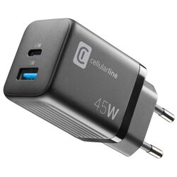 Incarcator Cellularline Multipower Micro 45W (Black)