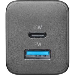 Incarcator Cellularline Multipower Micro 45W (Black) Thumb