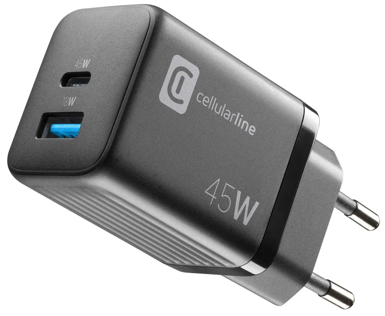 Incarcator Cellularline Multipower Micro 45W (Black)