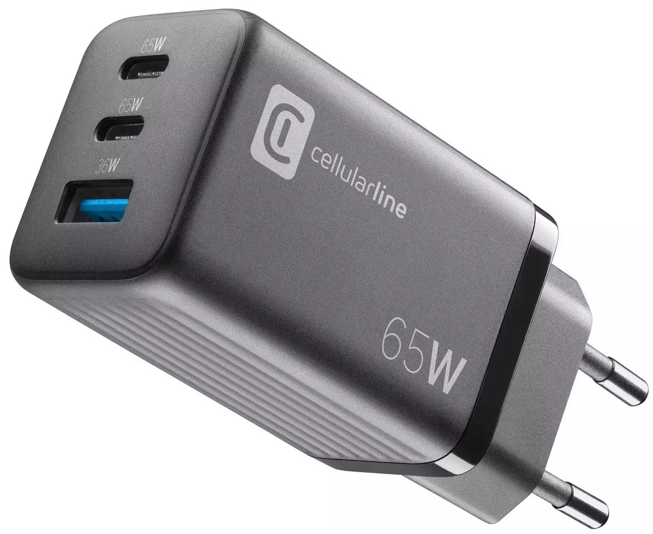 Зарядное устройство Cellularline Multipower Micro 65W (Black)