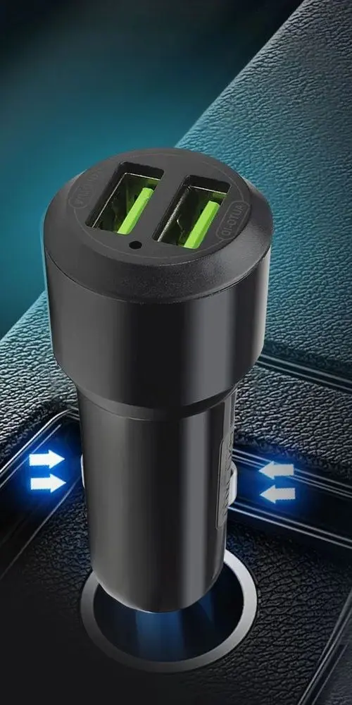 Incarcator auto + cablu USB to Micro USB Charome C6 (Black)