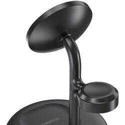 Беспроводная зарядка 3в1 Choetech T585-F (Black) Thumb