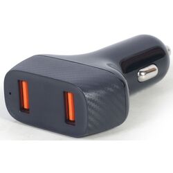 Încărcător auto Gembird TA-U2QC3-CAR-01 (Black) Thumb