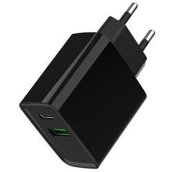 Incarcator Gembird TA-UC-PDQC20-01-BK 20W (Black) Thumb