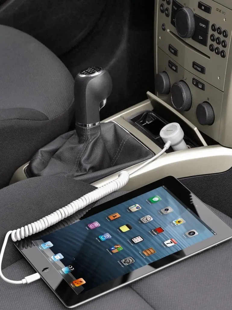 Incarcator auto Hama Lightning 119430 (White) - 2