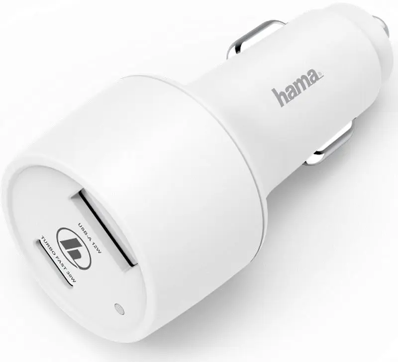 Incarcator auto Hama Power Delivery 183322 (White) - 2