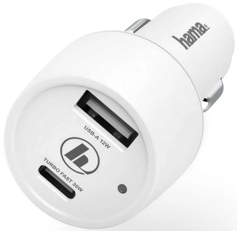 Incarcator auto Hama Power Delivery 183322 (White)