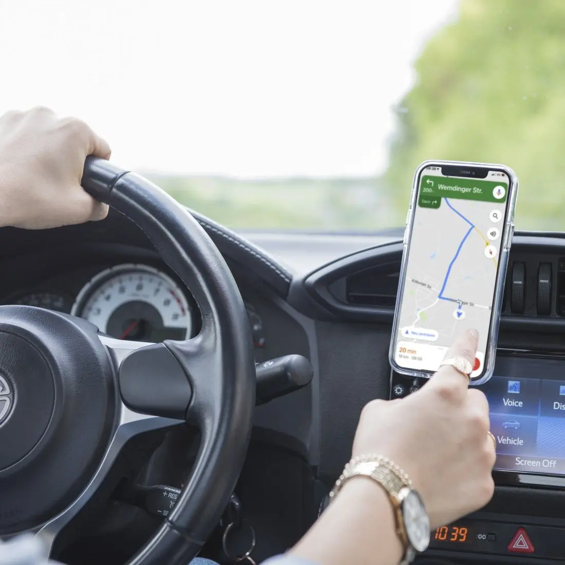 Set de incarcatoare Hama MagCharge Car FC15 187268 (Black) - 2