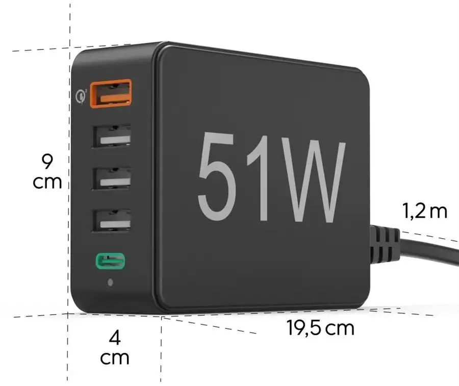 Зарядное устройство Hama 201630 (Black)