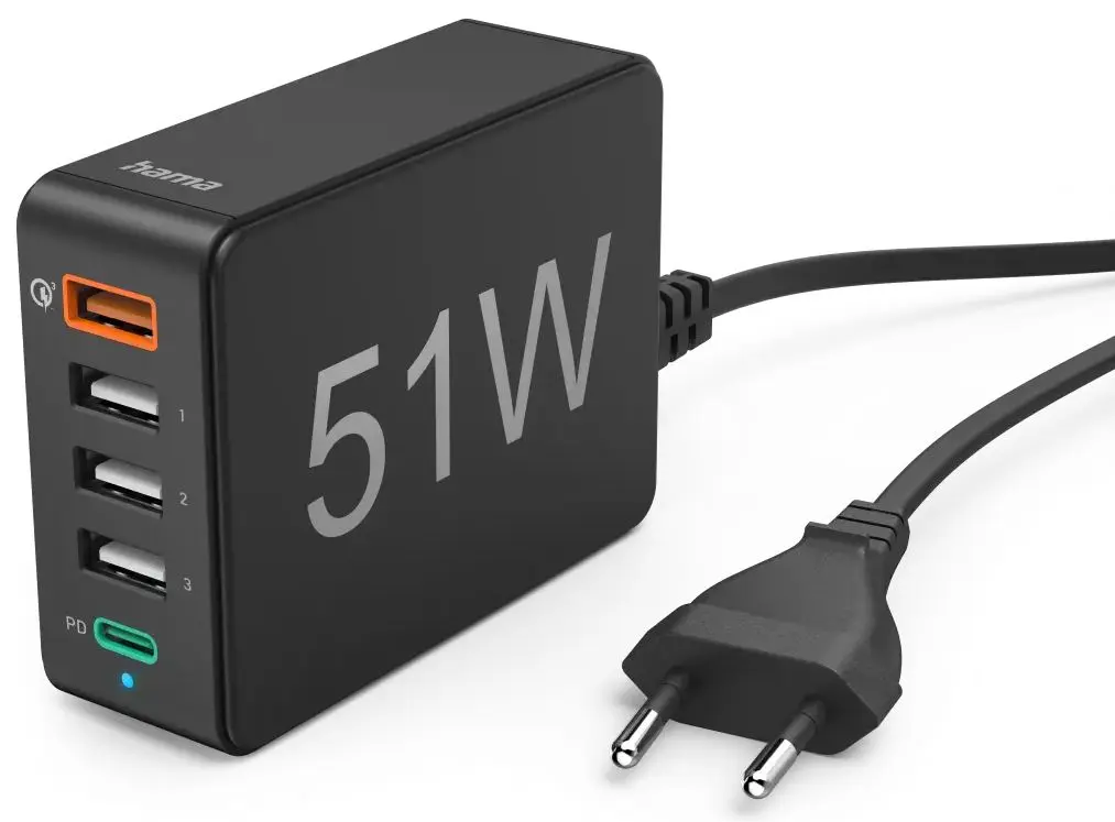 Зарядное устройство Hama 201630 (Black)