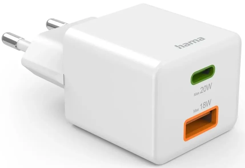 Зарядное устройство Hama Mini 201991 20W (White)