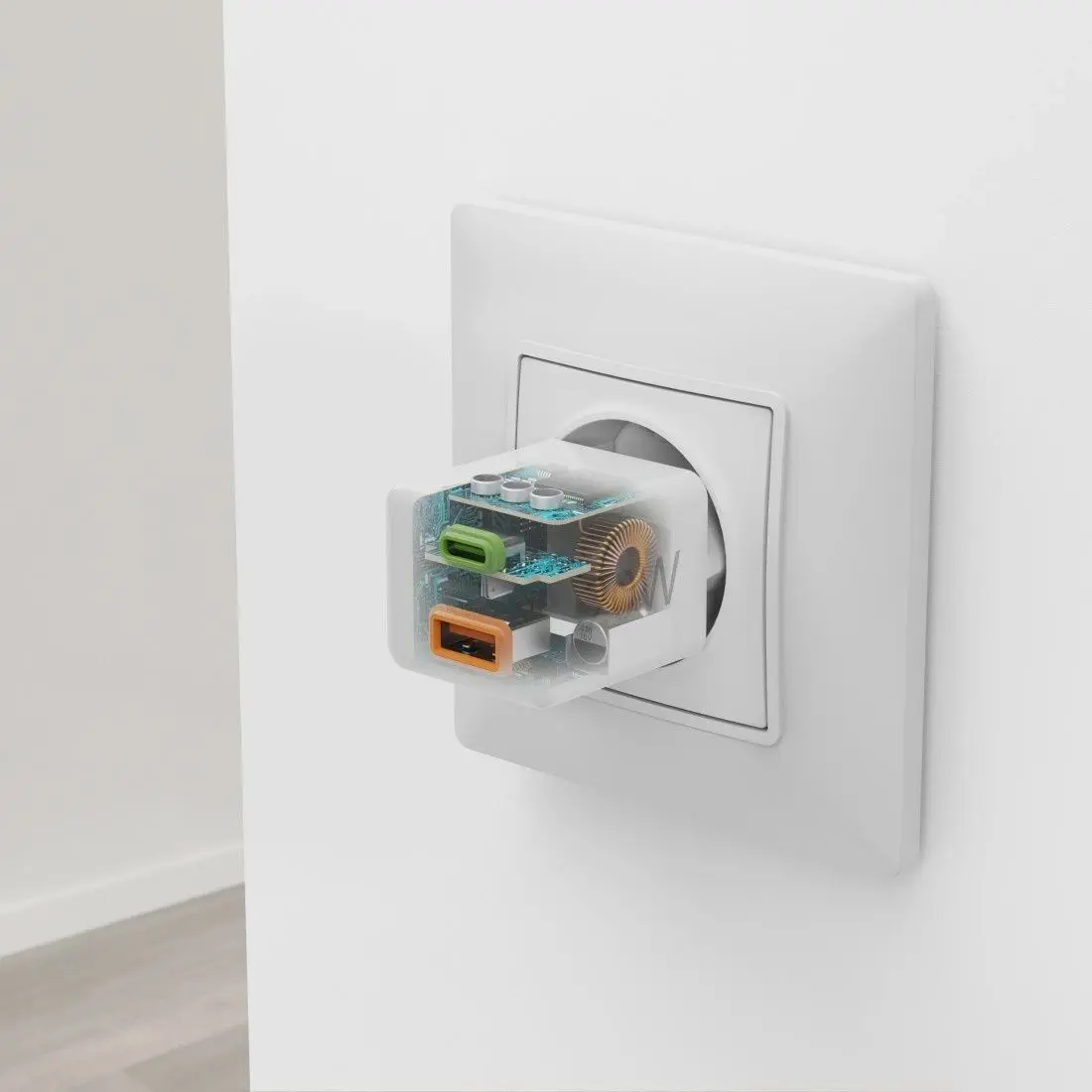 Зарядное устройство Hama Mini 201991 20W (White)