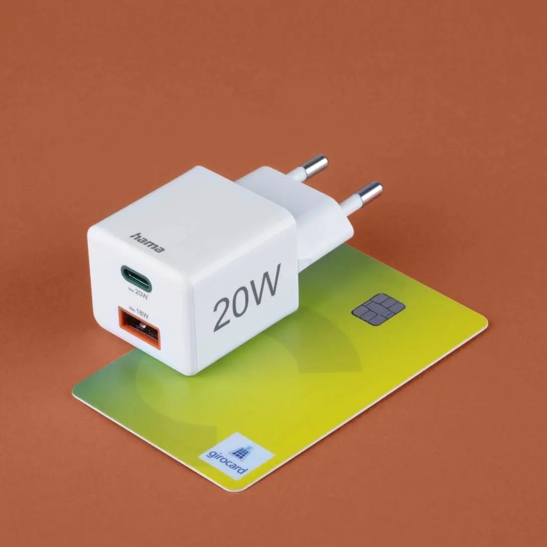 Зарядное устройство Hama Mini 201991 20W (White)