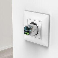 Incarcator Hama Super Mini 201981 25W (White) Thumb