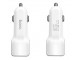 Incarcator auto Hoco Z23 + сablu microUSB (White)