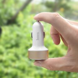 Incarcator auto Hoco Z26 (White) Thumb