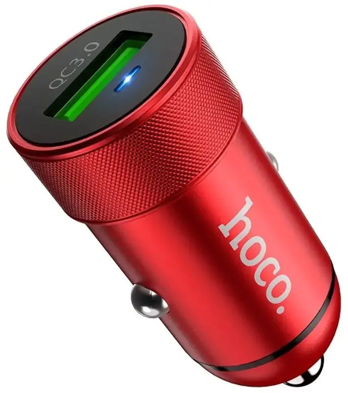 Incarcator auto Hoco Z32 Speed Up (Red)