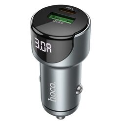 Incarcator auto Hoco Z42 Light Road (Black) Thumb